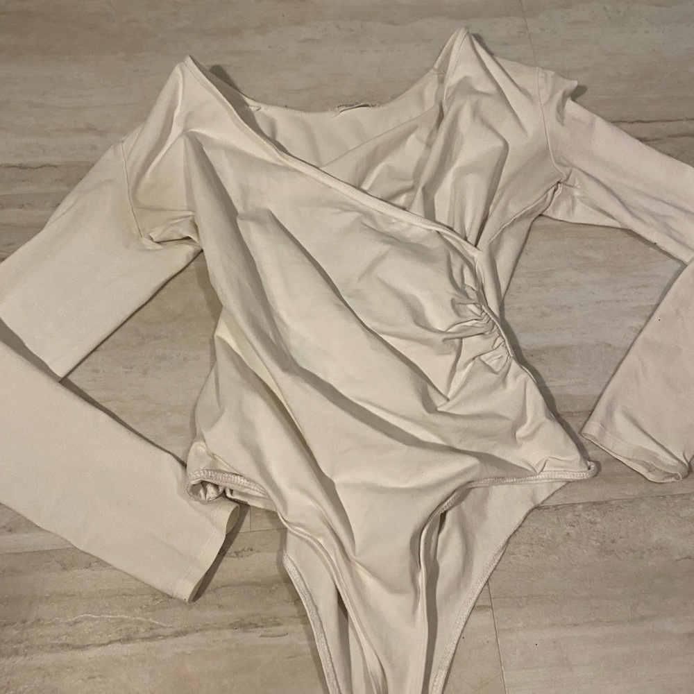 Mango Cream Wrap Kids Bodysuit